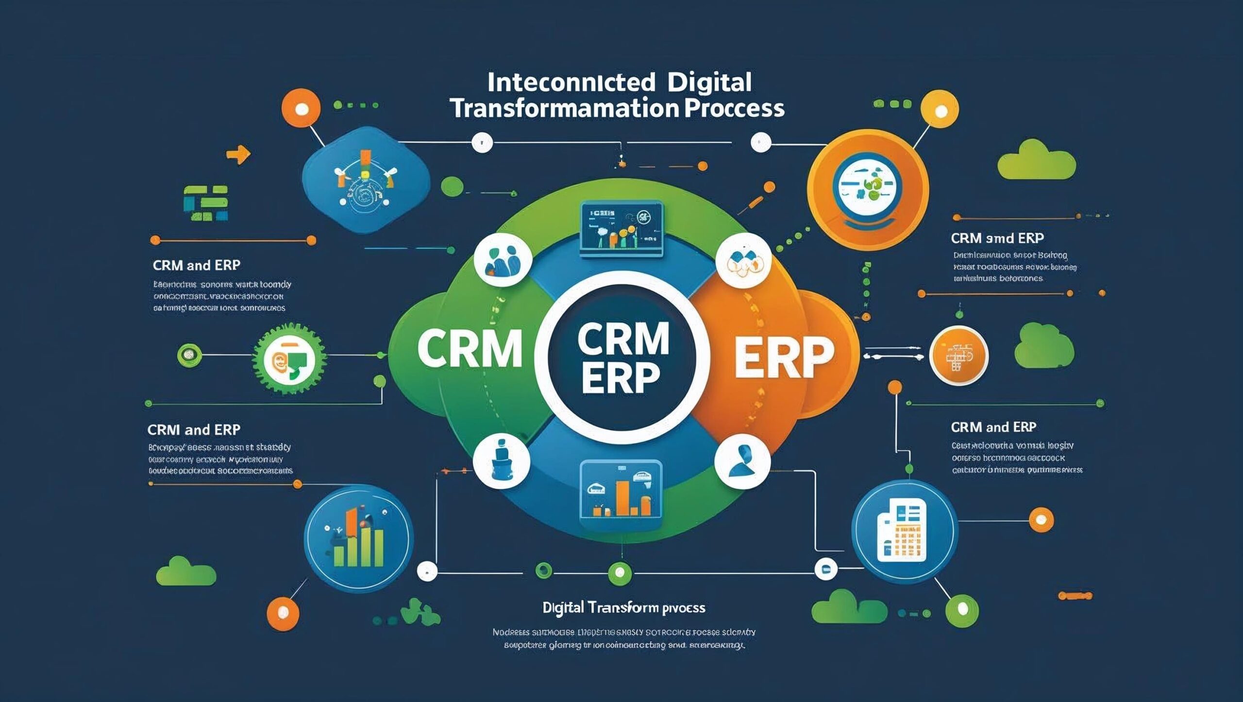 The Role of CRM and ERP in Digital Transformation –